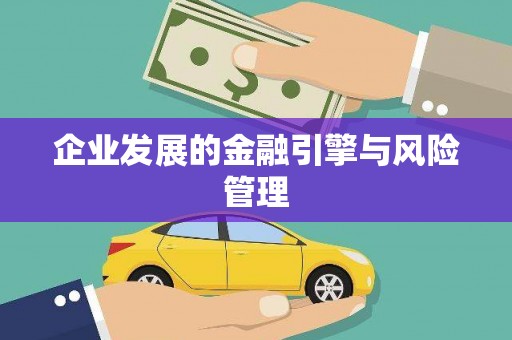 浈江企业发展的金融引擎与风险管理