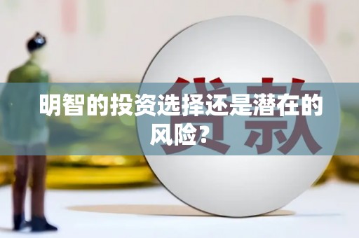 浈江明智的投资选择还是潜在的风险？
