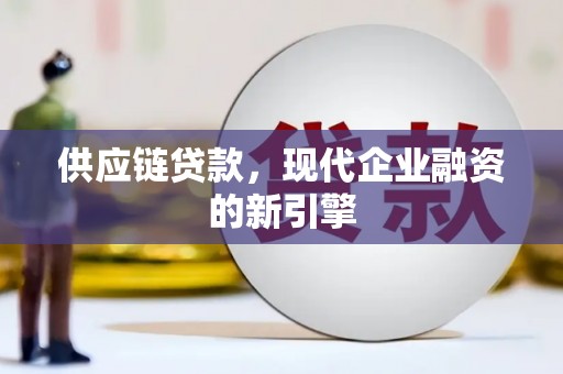 浈江供应链贷款，现代企业融资的新引擎