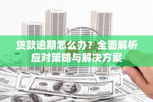 浈江贷款逾期怎么办？全面解析应对策略与解决方案