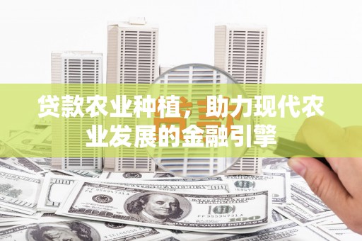 浈江贷款农业种植，助力现代农业发展的金融引擎