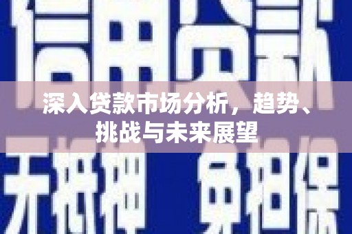 浈江深入贷款市场分析，趋势、挑战与未来展望