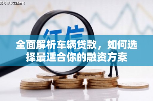 浈江全面解析车辆贷款，如何选择最适合你的融资方案