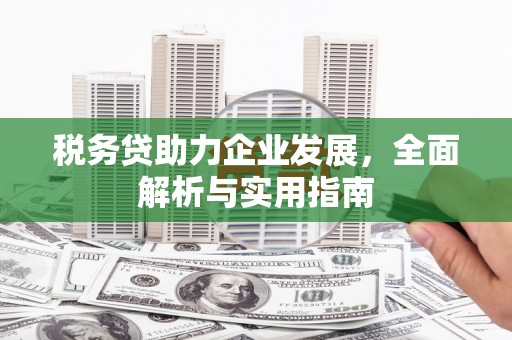 浈江税务贷助力企业发展，全面解析与实用指南