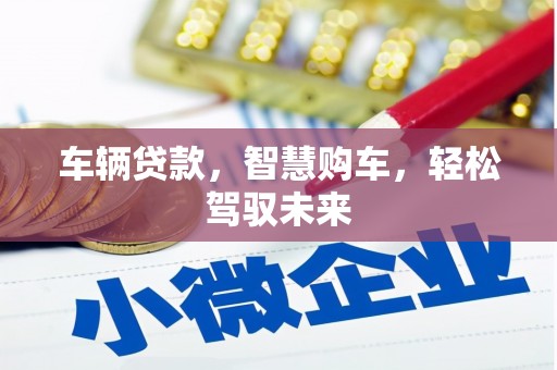 浈江车辆贷款，智慧购车，轻松驾驭未来