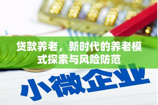 浈江贷款养老，新时代的养老模式探索与风险防范